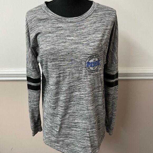 PINK Victoria's Secret Tops - PINK Victoria’s Secret Long Sleeve Tee with Pocket